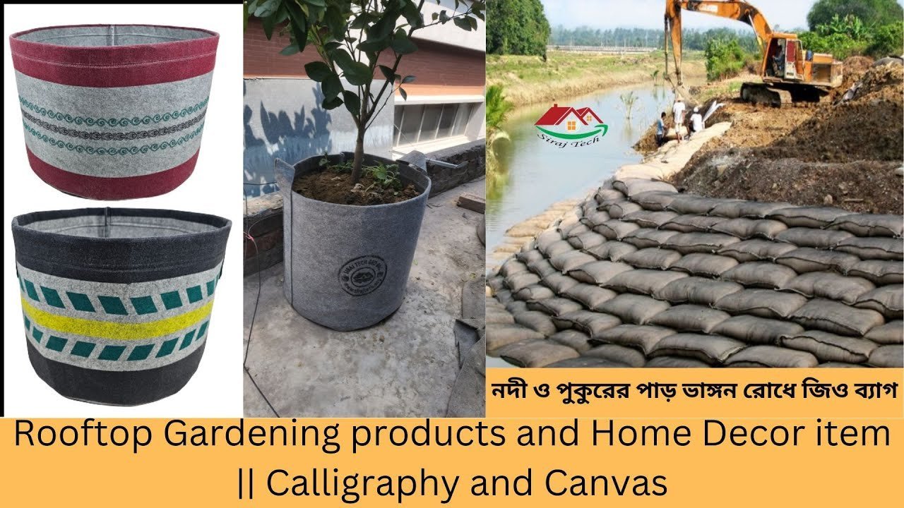 Rooftop Gardening products and Home Decor item || Calligraphy and Canvas