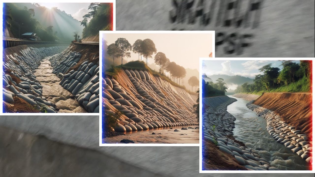 Geo bag or Geo bosta Geotextile fabric or sheet or roll