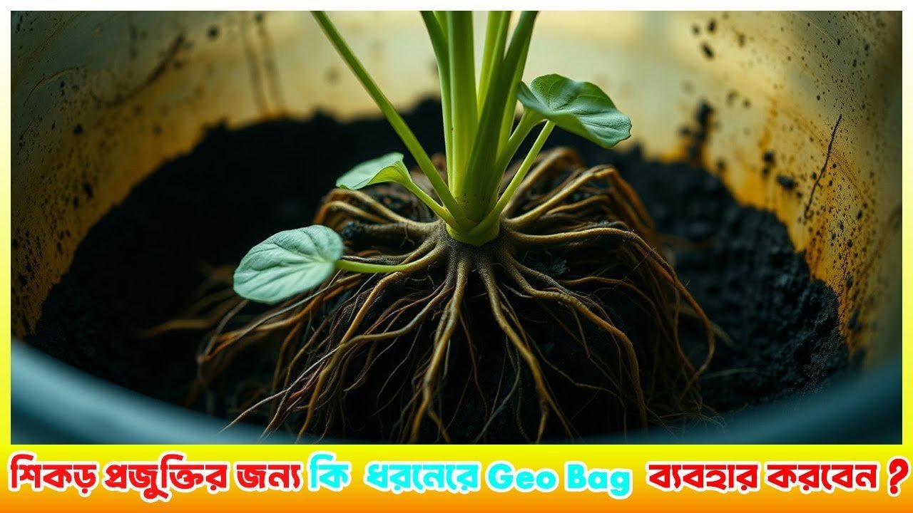 শিকড় প্রযুক্তির জন্য সঠিক Geo Grow Bag বেছে নিন | Siraj Tech Gardening Guide 🌱
