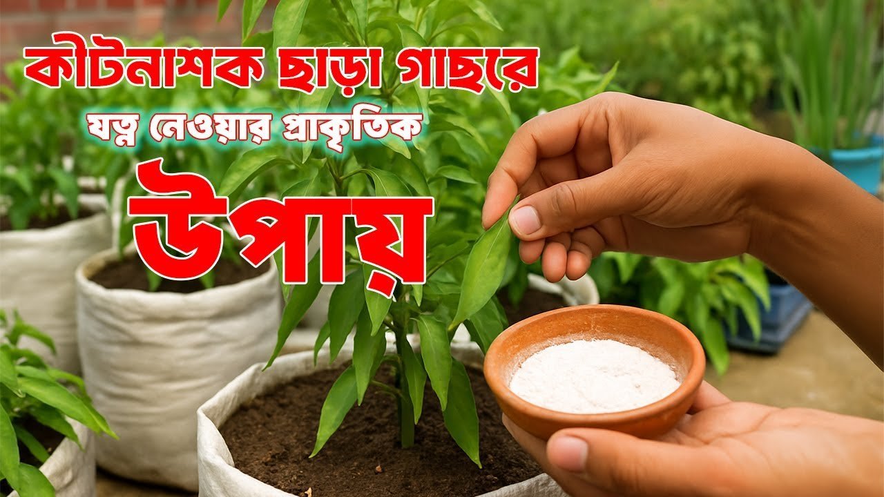 কীটনাশক ছাড়া গাছের যত্ন নেওয়ার প্রাকৃতিক উপায় 🌿