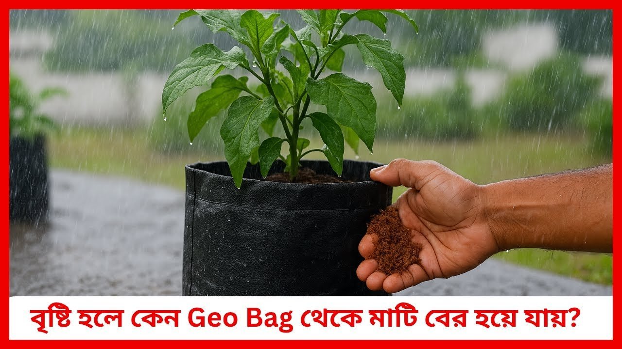 বৃষ্টি হলে কেন Geo Bag থেকে মাটি বের হয়ে যায়? 🌧️ | Geo Bag Maintenance Tips | Siraj Tech