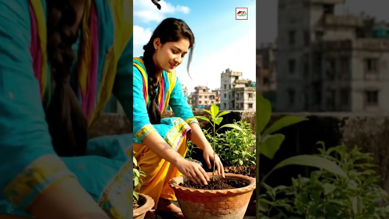 শহরের ছাদে আশা — গাছ লাগান, আশার বীজ বুনুন 🌿 | Siraj Tech Awareness #greenbangladesh